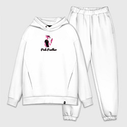 Мужской костюм оверсайз Pink Panther с телефоном