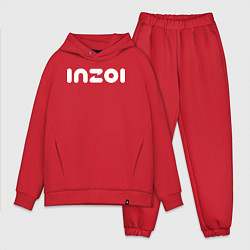 Мужской костюм оверсайз Inzoi logo, цвет: красный