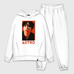 Мужской костюм оверсайз Astro Роки, цвет: белый