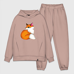 Мужской костюм оверсайз Лисичка на чиле