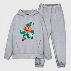 Мужской костюм оверсайз Бегущая тыква