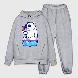 Мужской костюм оверсайз Мишка с мороженым