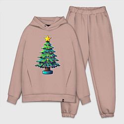 Мужской костюм оверсайз Ёлочка, зажгись