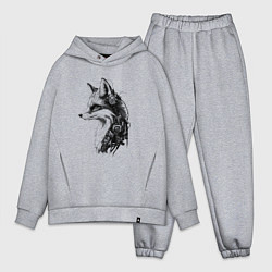 Мужской костюм оверсайз Лис-андроид