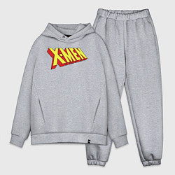 Мужской костюм оверсайз Люди икс лого