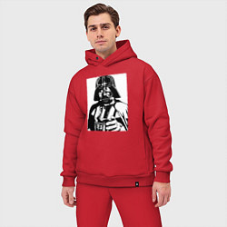 Мужской костюм оверсайз Лорд Вейдер, цвет: красный — фото 2