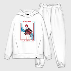 Мужской костюм оверсайз Danjin Scarlet Shade