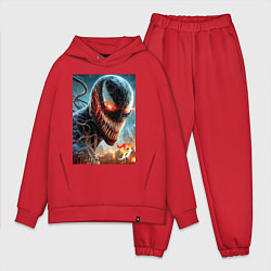 Мужской костюм оверсайз Ужасный Веном - неоновое свечение