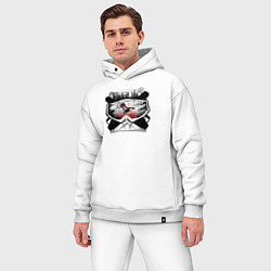 Мужской костюм оверсайз Маска МТБ, цвет: белый — фото 2