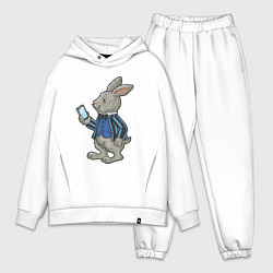 Мужской костюм оверсайз Деловой зайчик