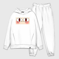 Мужской костюм оверсайз Neco Arc Face meme