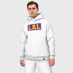 Мужской костюм оверсайз Lakers basketball, цвет: белый — фото 2