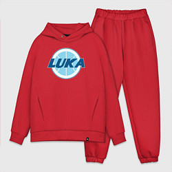 Мужской костюм оверсайз Luka ball, цвет: красный