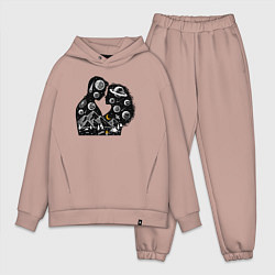 Мужской костюм оверсайз Природная космическая любовь