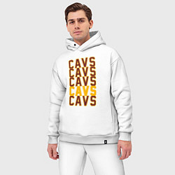 Мужской костюм оверсайз Basketball Cavs, цвет: белый — фото 2