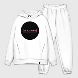 Мужской костюм оверсайз Blackpink logotype - group of South Korea, цвет: белый