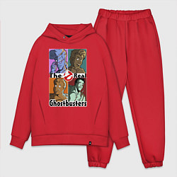 Мужской костюм оверсайз The real ghostbusters, цвет: красный