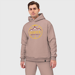 Мужской костюм оверсайз Basketball Denver, цвет: пыльно-розовый — фото 2