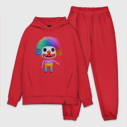 Мужской костюм оверсайз Cartoon clown colorful