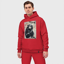 Мужской костюм оверсайз Style monkey, цвет: красный — фото 2