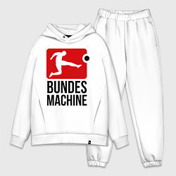 Мужской костюм оверсайз Bundes machine football, цвет: белый