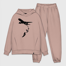 Мужской костюм оверсайз Surfer plane