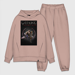 Мужской костюм оверсайз Quake champions Anarki, цвет: пыльно-розовый