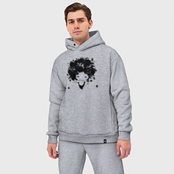 Мужской костюм оверсайз Девочка весна, цвет: меланж — фото 2