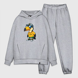 Мужской костюм оверсайз Тукан в кроссовках