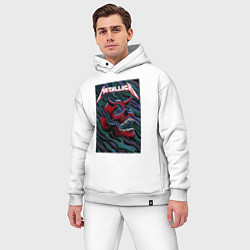 Мужской костюм оверсайз Metallica The Unforgiven II, цвет: белый — фото 2