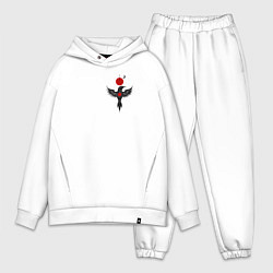 Мужской костюм оверсайз Night bird, цвет: белый