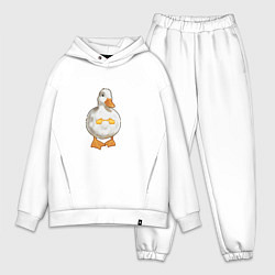 Мужской костюм оверсайз Милая смущенная уточка гусь мем