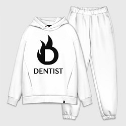 Мужской костюм оверсайз Пламенная D стоматолог