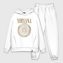 Мужской костюм оверсайз Nirvana Circles of hell, цвет: белый