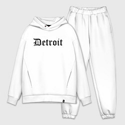 Мужской костюм оверсайз Detroit Michigan - USA, цвет: белый