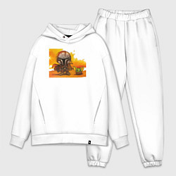 Мужской костюм оверсайз Приключение мандалорца, цвет: белый