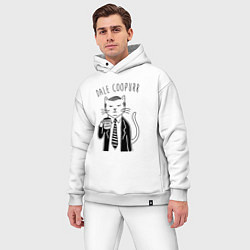 Мужской костюм оверсайз Dale Coopurr, цвет: белый — фото 2