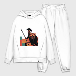 Мужской костюм оверсайз Спартанец поп-арт