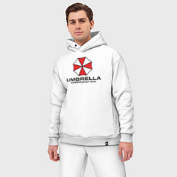Мужской костюм оверсайз Корпорация Umbrella, цвет: белый — фото 2
