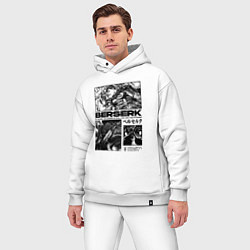 Мужской костюм оверсайз Гатс из берсерка, цвет: белый — фото 2