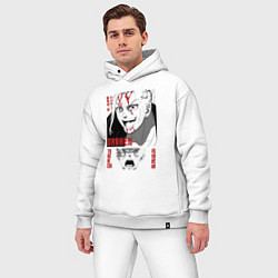 Мужской костюм оверсайз Токийские мстители Дракен и Такимичи, цвет: белый — фото 2