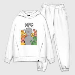 Мужской костюм оверсайз NPC, цвет: белый