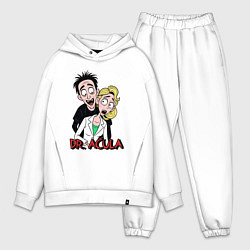 Мужской костюм оверсайз Доктор Акула, цвет: белый