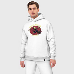 Мужской костюм оверсайз Skullrider, цвет: белый — фото 2