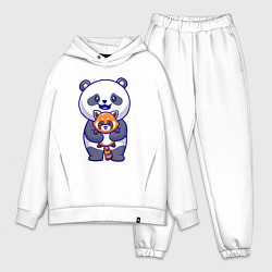 Мужской костюм оверсайз Две панды