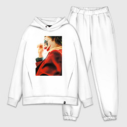 Мужской костюм оверсайз Джокер - Хоакин Феникс, цвет: белый