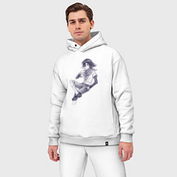 Мужской костюм оверсайз Данганронпа V3 - Кокичи Ома, цвет: белый — фото 2