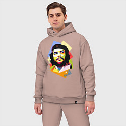 Мужской костюм оверсайз Che Guevara Art, цвет: пыльно-розовый — фото 2