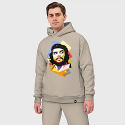 Мужской костюм оверсайз Che Guevara Art, цвет: миндальный — фото 2