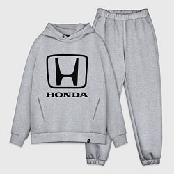 Мужской костюм оверсайз Honda logo, цвет: меланж